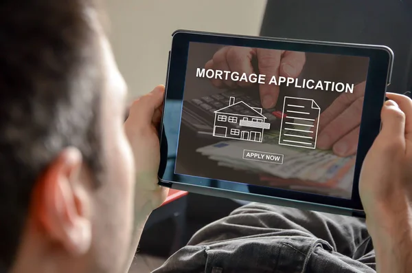 Online mortgage kavramı — Stok fotoğraf