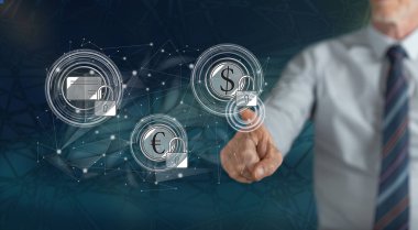 Adam bir ödeme güvenlik kavramı dokunmadan