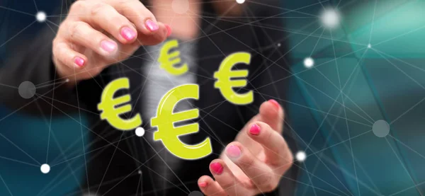 Begreppet euro — Stockfoto