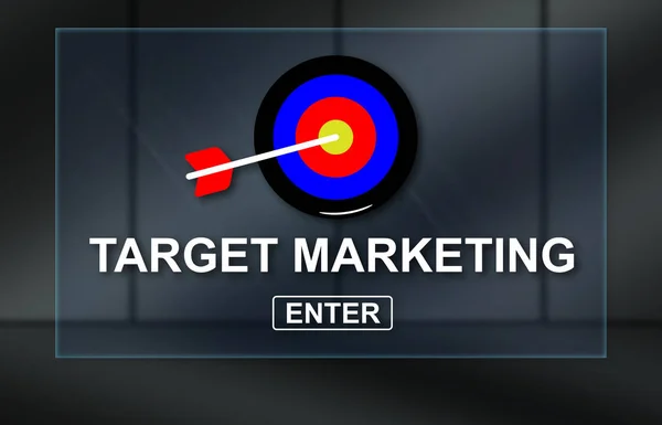 A target marketing koncepció — Stock Fotó
