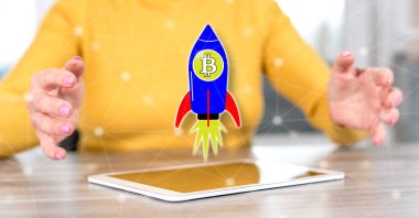 Bitcoin yükselişi kavramı