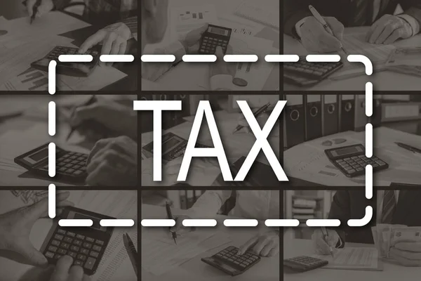 Concept van belasting — Stockfoto