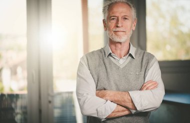 Üst düzey iş adamının portresi