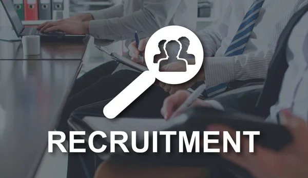 Recruitment Concept Illustrated Picture Background — Stock Photo, Image