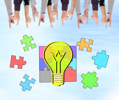 Birkaç parmağın işaret ettiği fikir