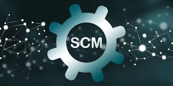 Ilustracja Koncepcji Scm — Zdjęcie stockowe