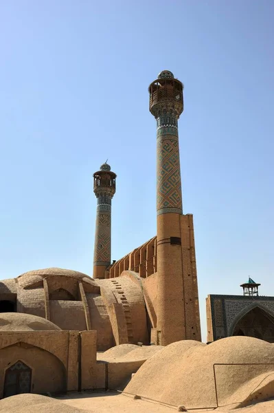 Velká Mešita Isfahan Byla Postavena Roce771 Následujících Letech Byly Mešitě — Stock fotografie