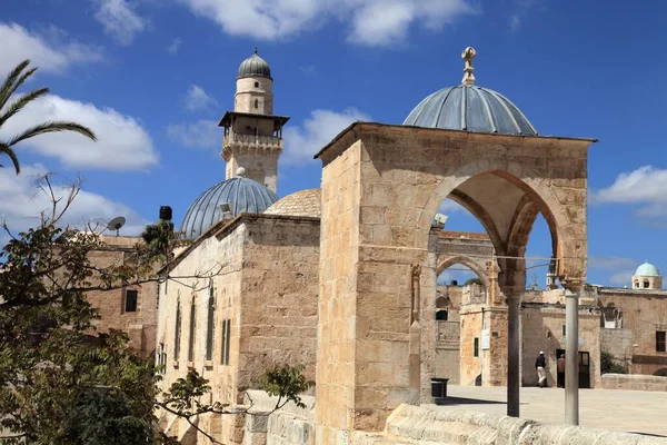 Masjid Aksa Mosque Located Jerusalem View Courtyard Mosque Mosque Aqsa — Stock Photo, Image