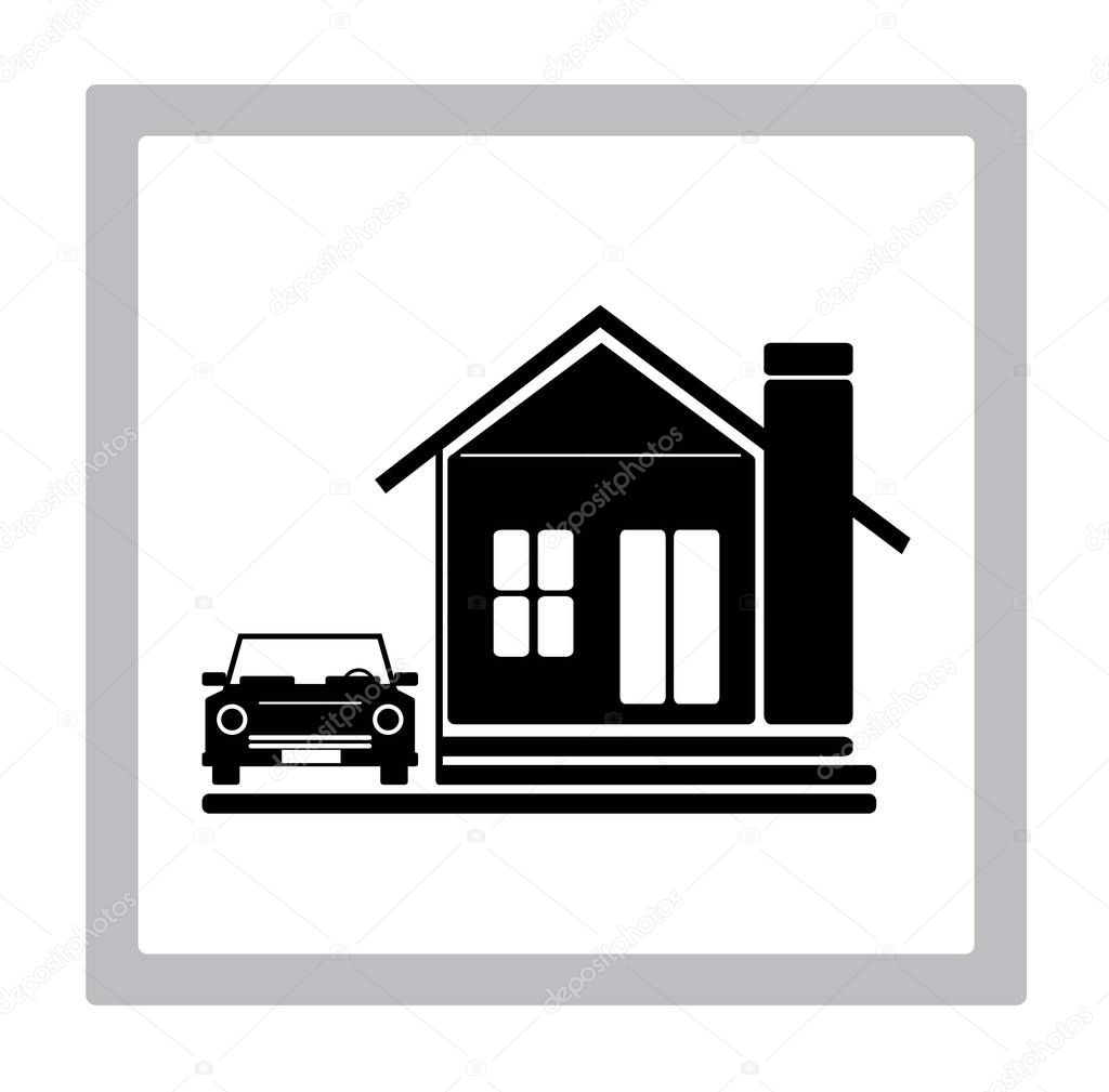Modern Home Icon, illustration art vector design