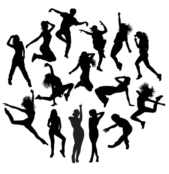 Break Dance ungdomar — Stock vektor