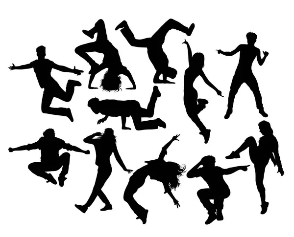 Happy Hip Hop Modern Dance — Stock Vector