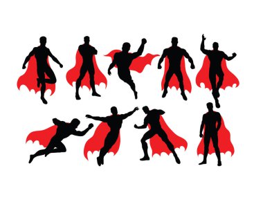Güçlü Adam Etkinlik Silüetleri, Sanat vektör Tasarımı