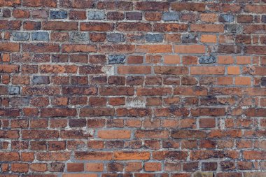 Yıpranmış eski tuğla duvar arka planı