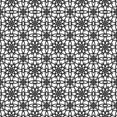 Soyut Seamless modeli. Vintage geometrik Doğu süsleme esen