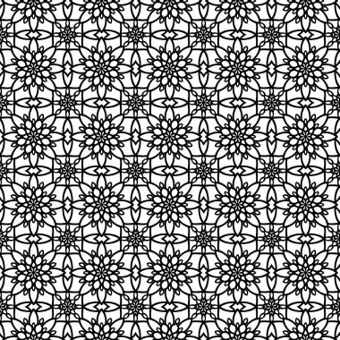 Soyut Seamless modeli. Vintage geometrik Doğu süsleme esen