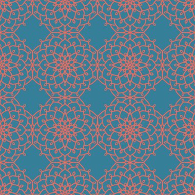 Soyut Seamless modeli. Vintage geometrik Doğu süsleme esen