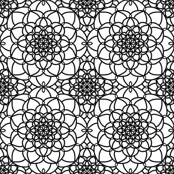 Абстрактный бесшовный шаблон. Винтажный орнамент. Islamic, Ar — стоковый вектор