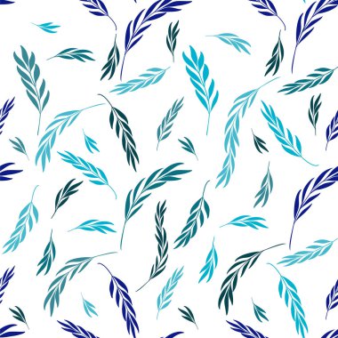 Vektör seamless modeli. Nazik doğal çiçek şık adam