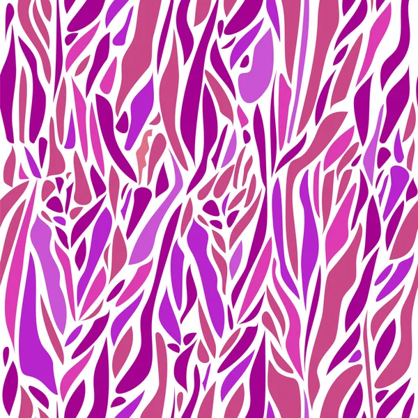 Векторный абстрактный бесшовный рисунок с изогнутыми пятнами. Капли в vio — стоковый вектор