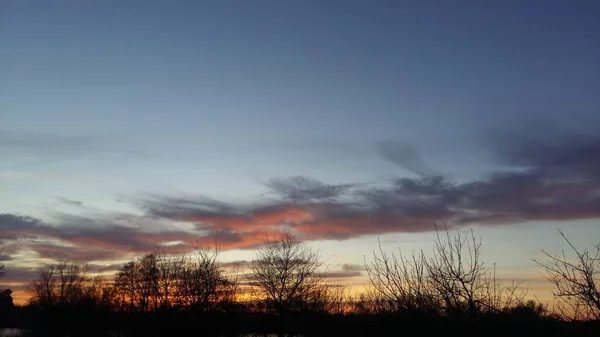 Morning Sunset Sky Nature — Stock Photo, Image