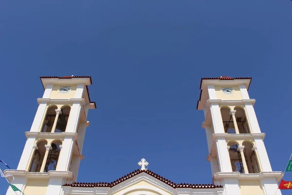 Řecko Pravoslavný Kostel Vesnici Fournes Západní Vnitřní Části Ostrova Kréta — Stock fotografie