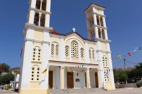 Ελληνορθόδοξη Εκκλησία Στο Χωριό Φούρνες Στο Δυτικό Εσωτερικό Μέρος Της — Φωτογραφία Αρχείου