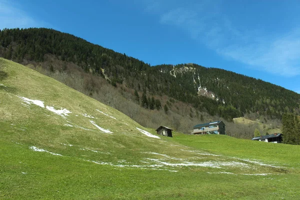 Marcas Bludenz Vorarlberg Austria Abril 2017 Una Vista Ciudad Con — Foto de Stock