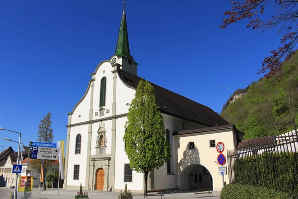 Hohenems Dornbirn Österreich April 2017 Historische Karl Römisch Katholische Kirche — Stockfoto
