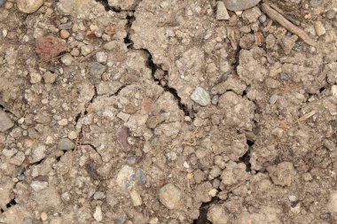 Küresel ısınma ve kuraklık kavramı olarak zemin çöktü