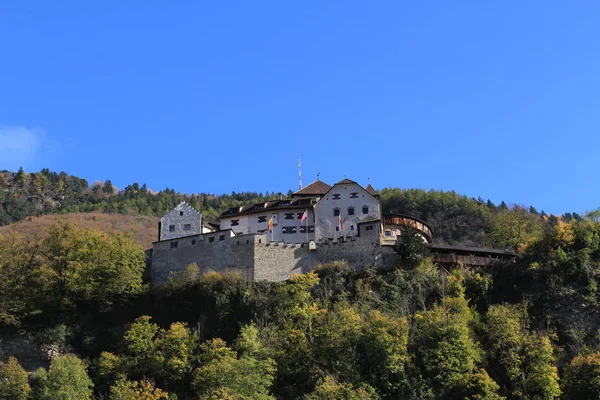 Schloss Vaduz Der Hauptstadt Vaduz Liechtenstein Wurde Jahrhundert Erbaut Schloss — Stockfoto