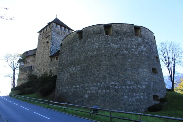 Schloss Vaduz Der Hauptstadt Vaduz Liechtenstein Wurde Jahrhundert Erbaut Schloss — Stockfoto