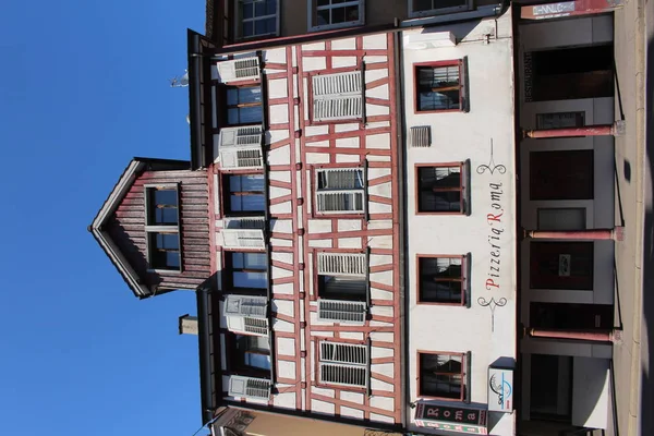 Rorschach Svizzera Luglio 2016 Casa Tradizionale Legno Con Ristorante Pizzeria — Foto Stock