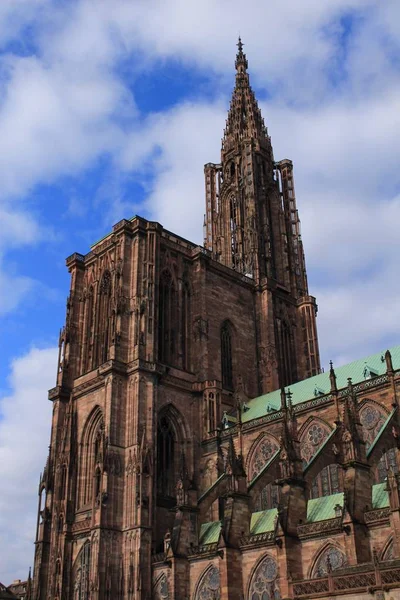 Onze Lieve Vrouwekathedraal Kathedrale Notre Dame Strasbourg Kathedrale Strasbourg Straatsburg — Stockfoto