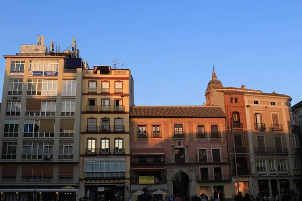 Malaga Andalusien Spanien Juli 2017 Ein Blick Auf Den Hauptplatz — Stockfoto