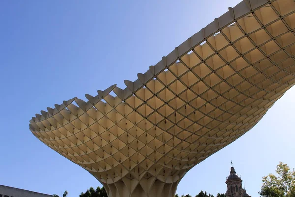 Seville Andalusia Espanha Julho 2017 Edifício Metropol Parasol Setas Sevilla — Fotografia de Stock