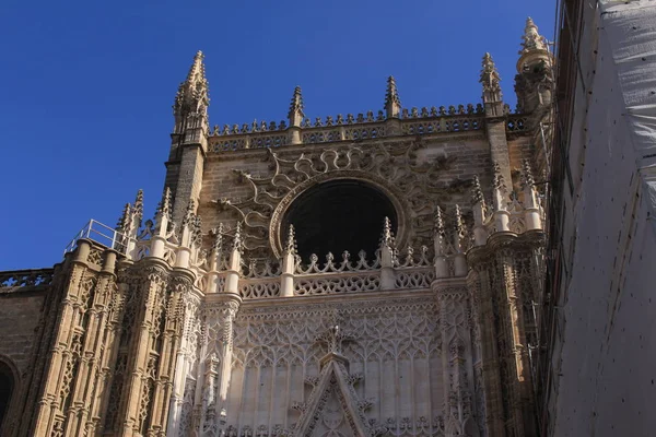 Kathedraal Van Sevilla Kathedraal Van Saint Mary See Catedral Santa — Stockfoto