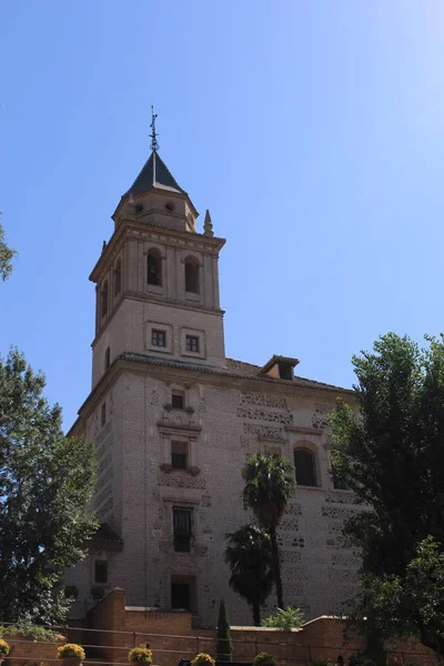 Edificio Histórico Una Iglesia Granada Andalucía España — Foto de Stock