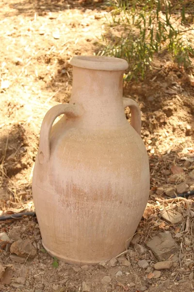 Pigi Meaning Source Crete Island Greece Ancient Greek Container Which — Stock Photo, Image