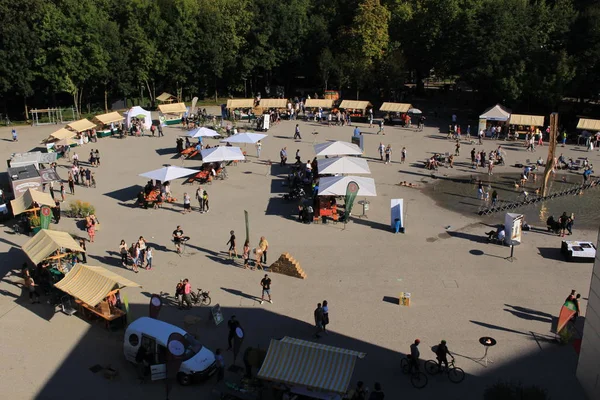 Bregenz Vorarlberg Austria Settembre 2019 Gli Agricoltori Locali Vendono Loro — Foto Stock