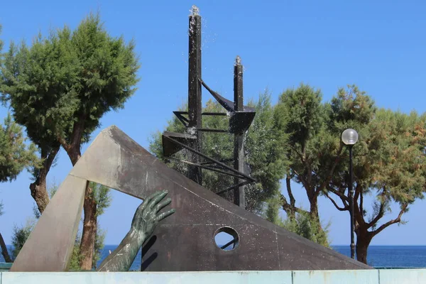 Chania Crete Island Görögország 2016 Július Talos Téren 1990 Ben — Stock Fotó