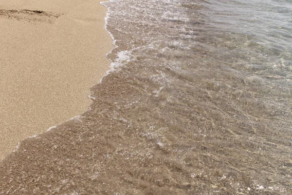 Kristallklart Vatten Och Fin Sand Vid Falassarna Strand Västra Kreta — Stockfoto