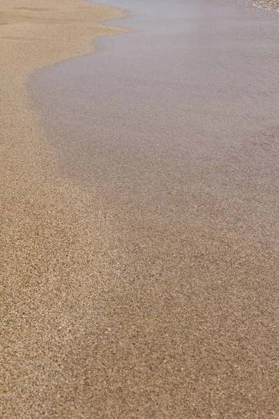 Acqua Cristallina Sabbia Fine Sulla Spiaggia Falassarna Nell Isola Occidentale — Foto Stock
