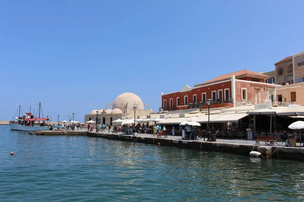 Chinia Crete Island Greece July 2016 View Kucuk Hasan Pasha — 图库照片
