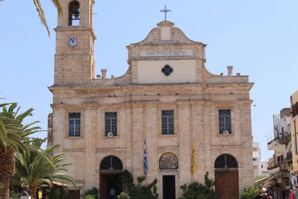 Chania Crete Island Griekenland Juli 2016 Kathedraal Van Maagd Maria — Stockfoto