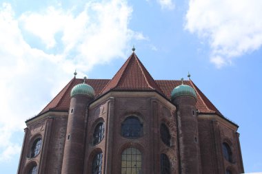 Saint Peter's Church (Peterskirche) in Munich, Germany. It was built in 1158 in Bavarian Romanesque style. clipart