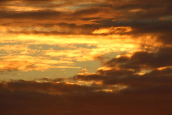 Ciel Rouge Nuageux Coucher Soleil Bregenz Autriche — Photo