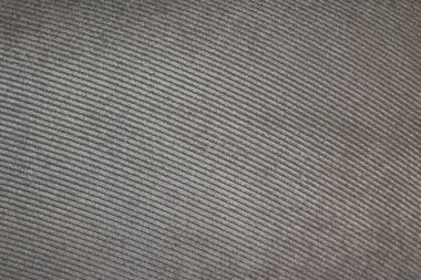 Kaba dokuma ve gri çizgili kumaş dokusu boş ve saf arkaplan gibi