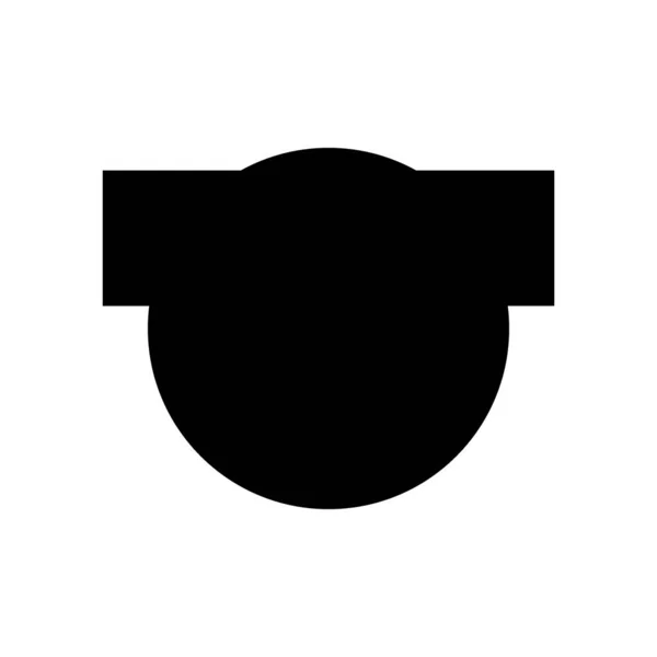 Odizolowane Czarne Logo Sportowe Dla Piłki Nożnej Amerykańskiej Piłki Nożnej — Wektor stockowy
