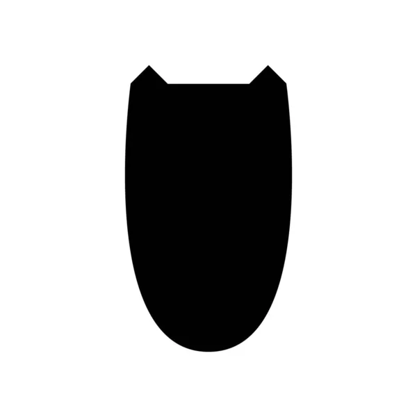 Odizolowane Czarne Logo Sportowe Dla Piłki Nożnej Amerykańskiej Piłki Nożnej — Wektor stockowy