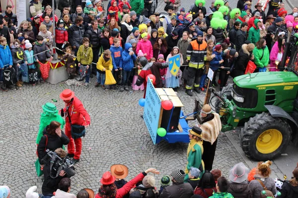 Bregenz Vorarlberg Austria February 2016 Annual Traditional Carnival Parade Fasching — Stock Photo, Image